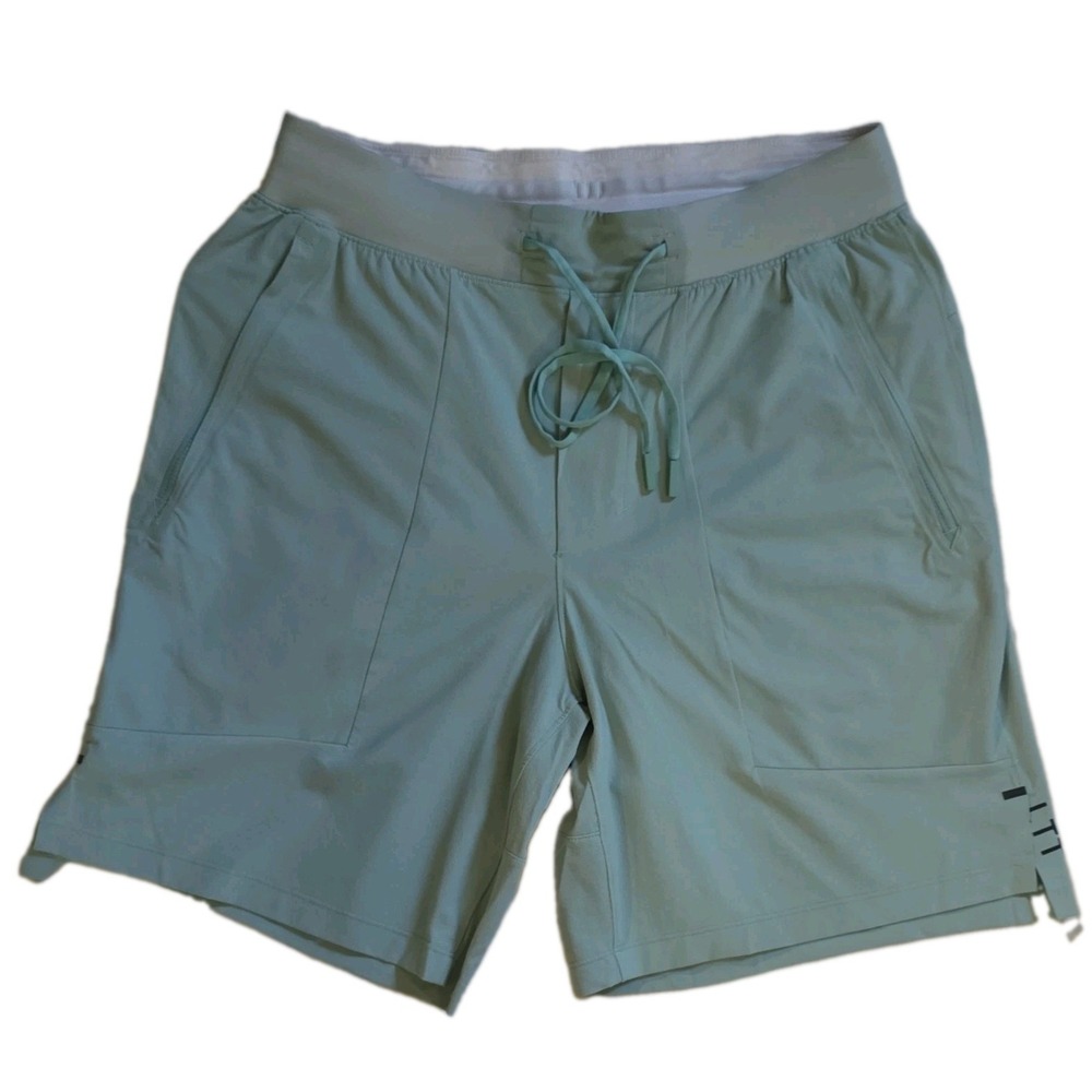 Lululemon License To Train Linerless Shorts 7" Arctic Green Men's Size Small